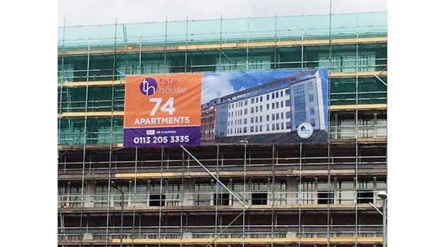 banners for new build construction