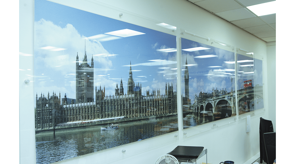 London Office Graphics by Digital Plus