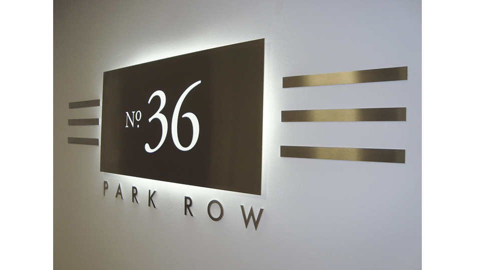 Park Row Offices Signage by Digital Plus