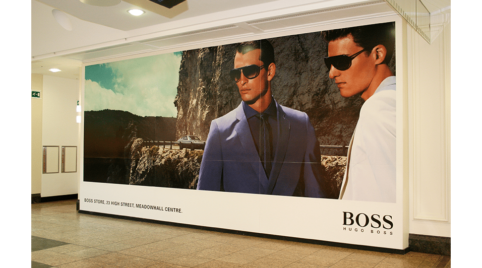 Meadowhall Hugo Boss Graphics by Digital Plus