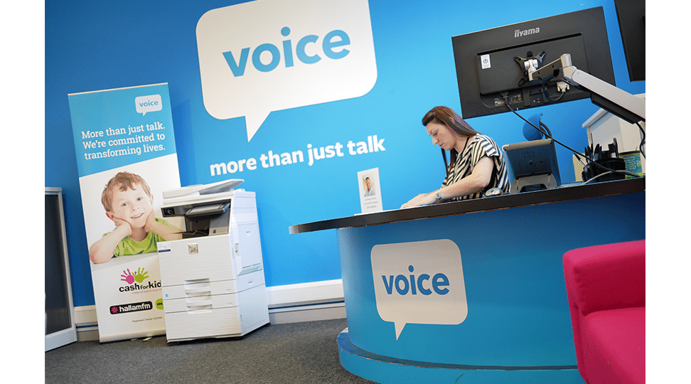 Voice Reception Graphics by Digital Plus