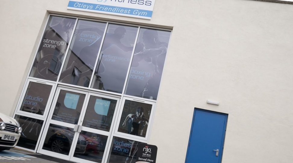 Gym Entrance Signage Otley