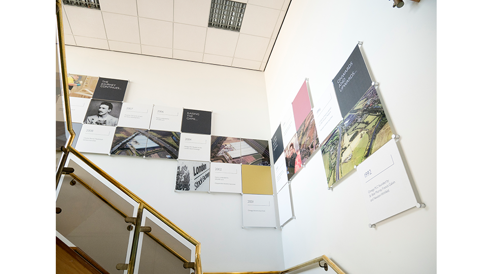 Interior Stairwell Graphics by Digital Plus