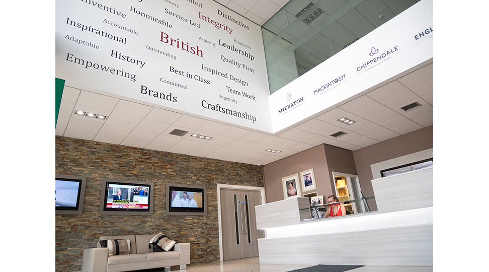 Interior Reception Graphics by Digital Plus