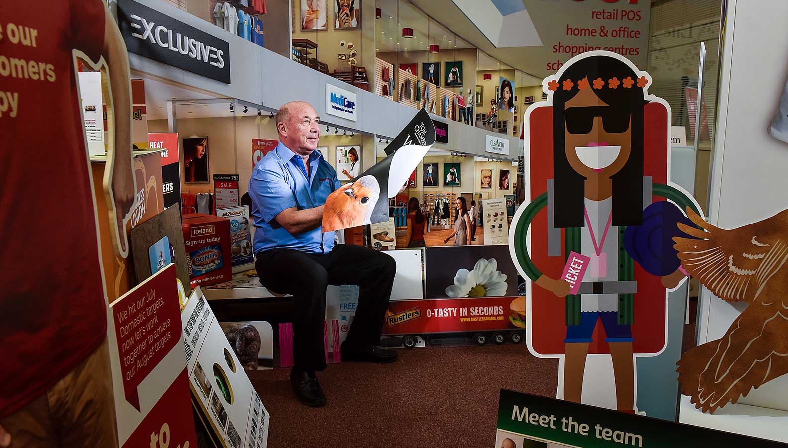 Custom Cardboard Display Stands Designed & Printed Digital Plus