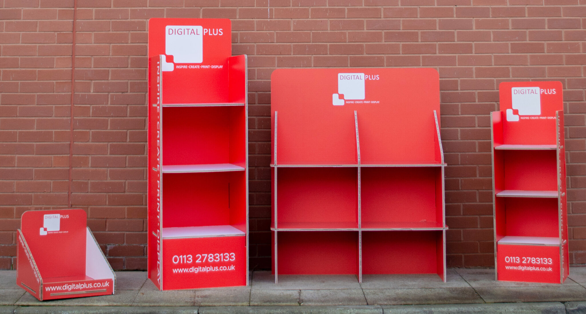 Free Standing Display Units, Sustainable and ECO Friendly