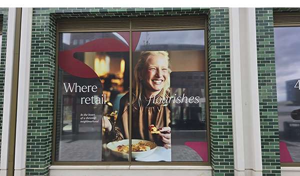Window graphics Aire Park Leeds