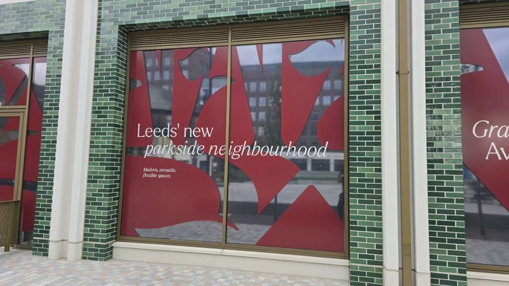 Window graphics Aire Park Leeds