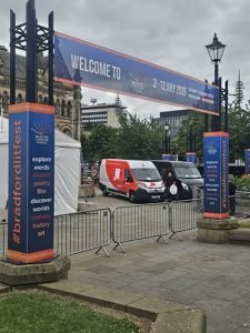 Bradford Literature Festival banner
