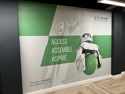 Wall graphic seamless PVC free