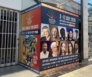 Festival window graphics