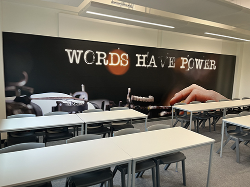 Wall graphic for schools